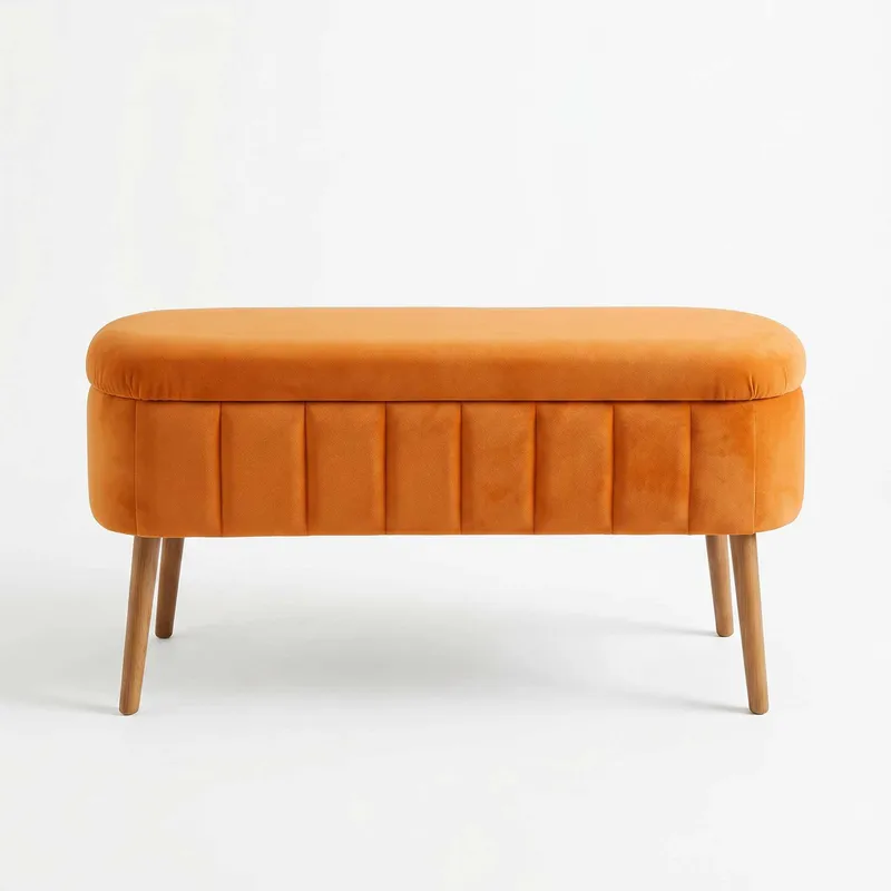 Säilytysrahi Atelier Del Sofa Oslo Babyface (90 x 46 x 35 cm) Oranssi, undefined