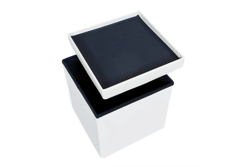 Säilytysrahi Telendos - Valkoinen - Huonekalut - Tuoli & nojatuoli - Jakkara & jalkarahi - Säkkirahi