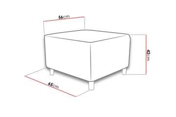 Dover Istuinrahi 65x56x42 cm - Huonekalut - Tuoli & nojatuoli - Jakkara & jalkarahi - Säkkirahi