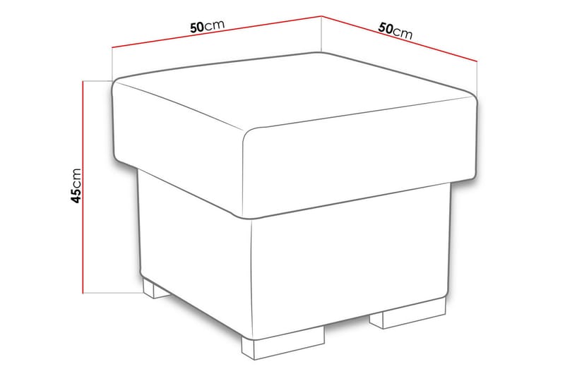 Dung Jalkarahi - Harmaa - Huonekalut - Tuoli & nojatuoli - Jakkara & jalkarahi - Säkkirahi