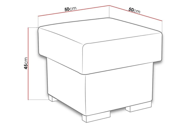 Dung Jalkarahi - Harmaa - Huonekalut - Tuoli & nojatuoli - Jakkara & jalkarahi - Säkkirahi