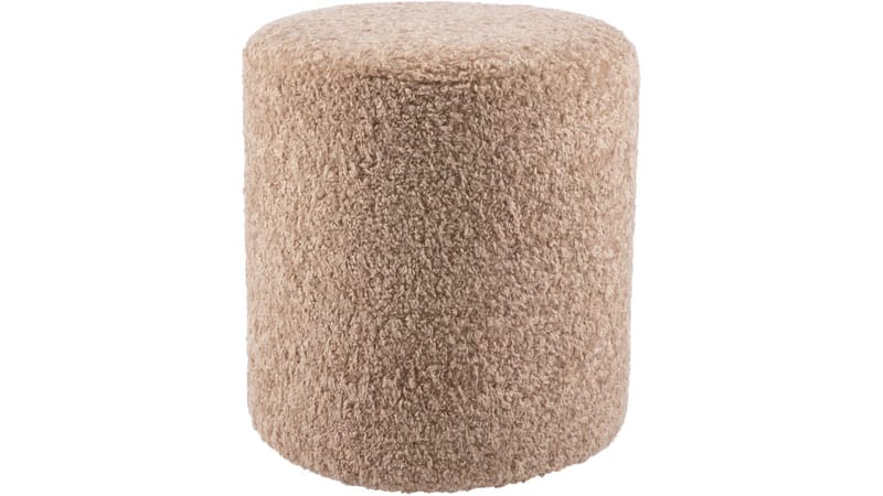 House Puff 35 cm Pyöreä Teddy, Beige
