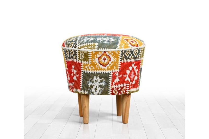 Istuinrahi Ansonia 42 cm - Beige/Punainen - Huonekalut - Tuoli & nojatuoli - Jakkara & jalkarahi - Säkkirahi