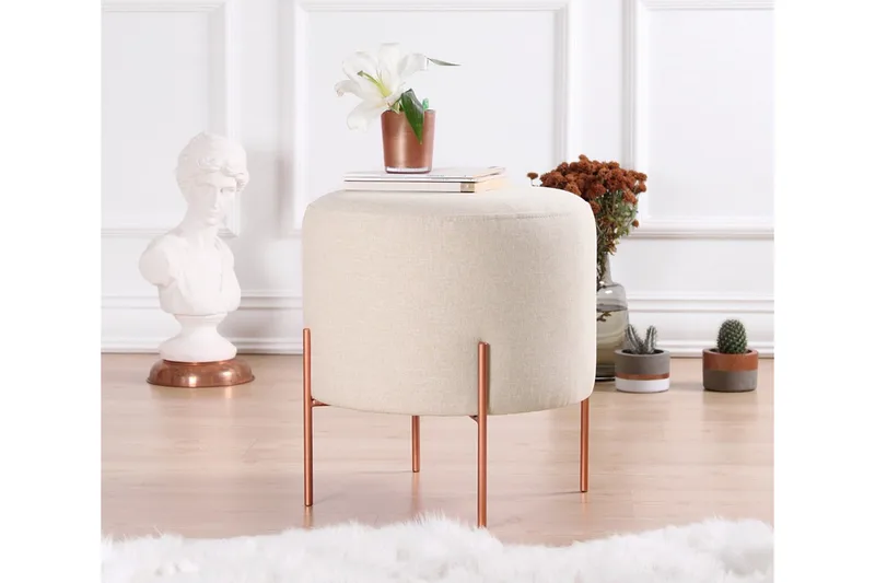 Istuinrahi Armidale 40 cm - Beige - Huonekalut - Tuoli & nojatuoli - Jakkara & jalkarahi - Säkkirahi