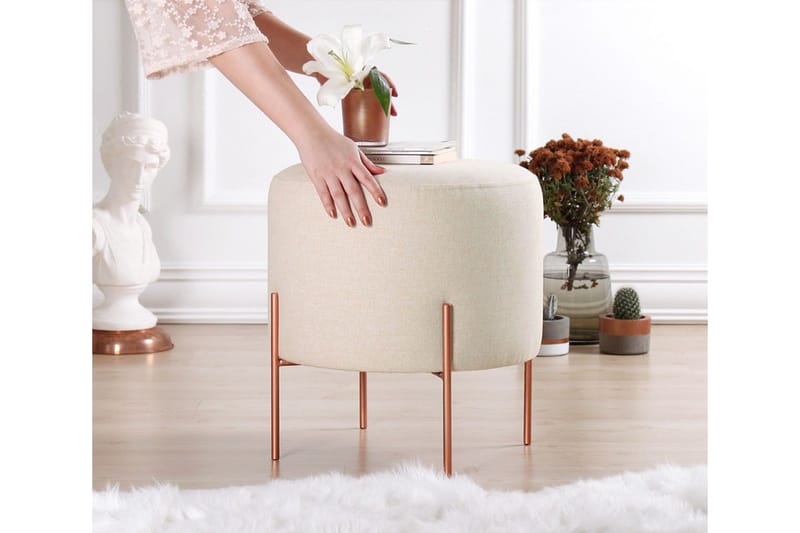 Istuinrahi Armidale 40 cm - Beige - Huonekalut - Tuoli & nojatuoli - Jakkara & jalkarahi - Säkkirahi