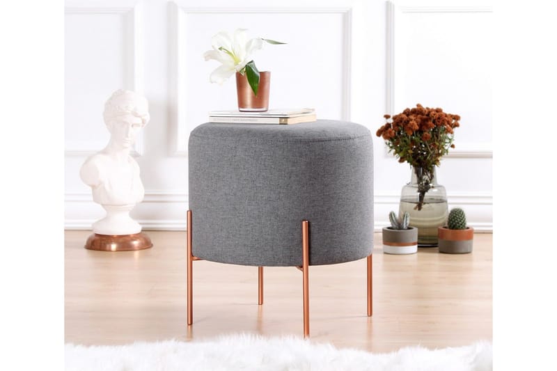 Istuinrahi Armidale 40 cm - Harmaa - Huonekalut - Tuoli & nojatuoli - Jakkara & jalkarahi - Säkkirahi