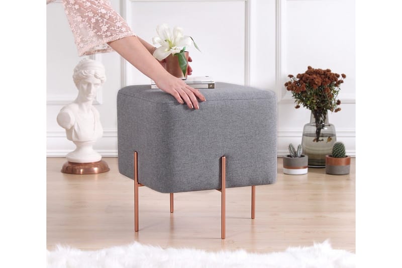 Istuinrahi Armidale 40 cm - Harmaa - Huonekalut - Tuoli & nojatuoli - Jakkara & jalkarahi - Säkkirahi