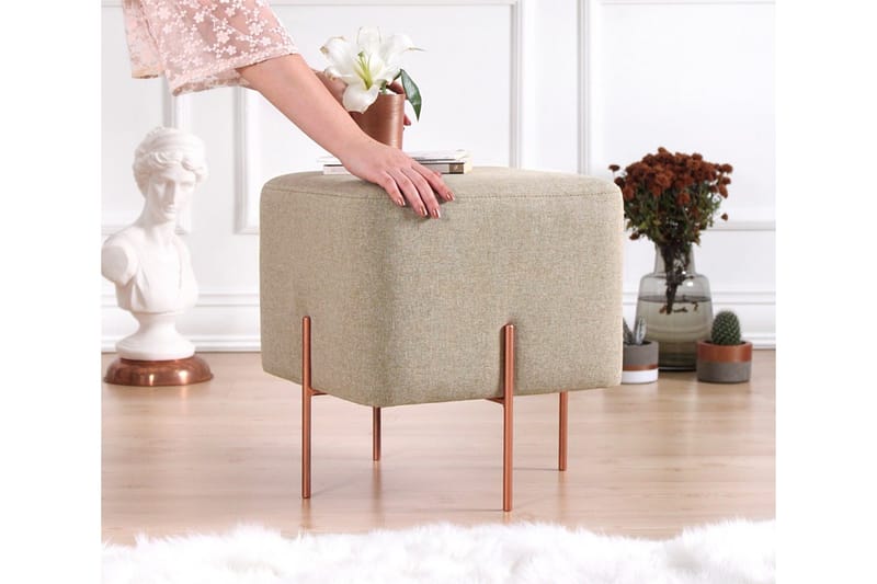 Istuinrahi Armidale 40 cm - Ruskea - Huonekalut - Tuoli & nojatuoli - Jakkara & jalkarahi - Säkkirahi