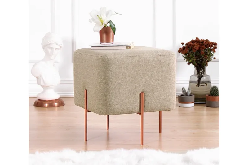 Istuinrahi Armidale 40 cm - Ruskea - Huonekalut - Tuoli & nojatuoli - Jakkara & jalkarahi - Säkkirahi