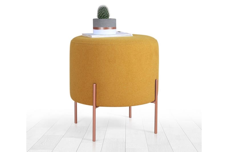 Istuinrahi Armidale 40 cm - Sinappikeltainen - Huonekalut - Tuoli & nojatuoli - Jakkara & jalkarahi - Säkkirahi