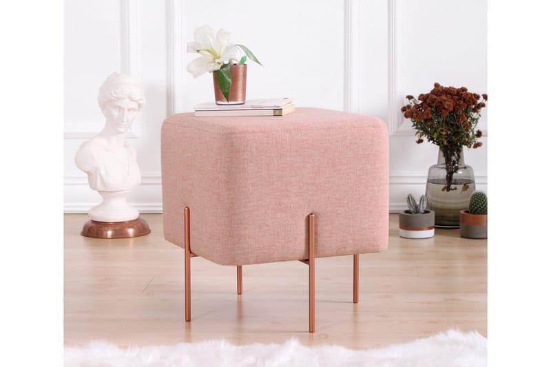 Istuinrahi Armidale 40 cm - Vaaleanpunainen - Huonekalut - Tuoli & nojatuoli - Jakkara & jalkarahi - Säkkirahi