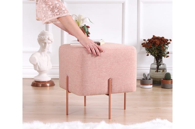 Istuinrahi Armidale 40 cm - Vaaleanpunainen - Huonekalut - Tuoli & nojatuoli - Jakkara & jalkarahi - Säkkirahi