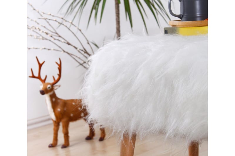 Istuinrahi Beaudesert 50 cm - Valkoinen - Huonekalut - Tuoli & nojatuoli - Jakkara & jalkarahi - Säkkirahi