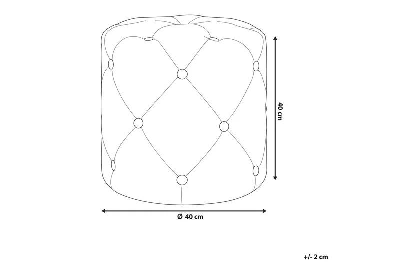 Istuinrahi Birckett Sametti - Harmaa - Huonekalut - Tuoli & nojatuoli - Jakkara & jalkarahi - Säkkirahi