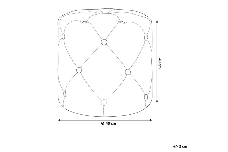 Istuinrahi Birckett Sametti - Punainen - Huonekalut - Tuoli & nojatuoli - Jakkara & jalkarahi - Säkkirahi