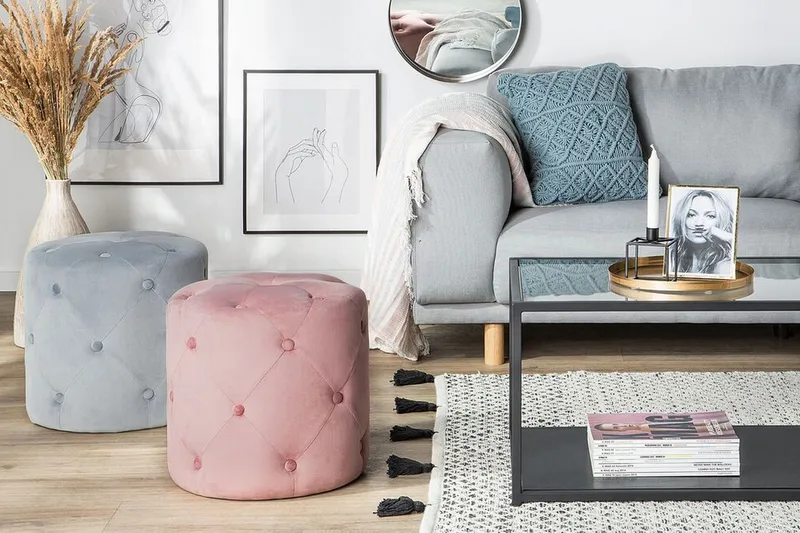 Istuinrahi Cardew - Vaaleanpunainen - Huonekalut - Tuoli & nojatuoli - Jakkara & jalkarahi - Säkkirahi