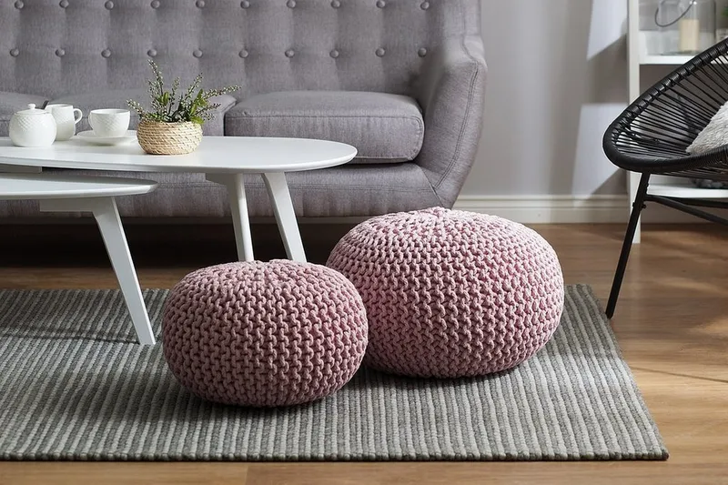 Istuinrahi Conrad 40 cm - Vaaleanpunainen - Huonekalut - Tuoli & nojatuoli - Jakkara & jalkarahi - Säkkirahi