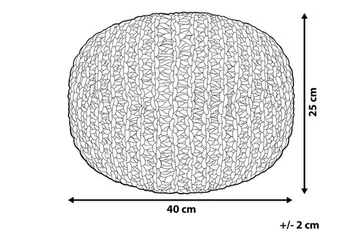 Istuinrahi Conrad 40 cm - Huonekalut - Tuoli & nojatuoli - Jakkara & jalkarahi - Säkkirahi