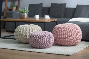 Istuinrahi Conrad II 50 cm - Beige - Huonekalut - Tuoli & nojatuoli - Jakkara & jalkarahi - Säkkirahi