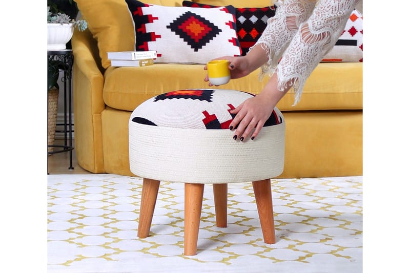 Istuinrahi Coupeville 46 cm - Monivärinen - Huonekalut - Tuoli & nojatuoli - Jakkara & jalkarahi - Säkkirahi