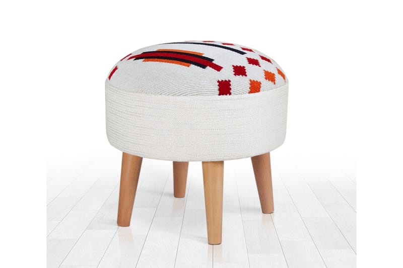 Istuinrahi Coupeville 46 cm - Valkoinen - Huonekalut - Tuoli & nojatuoli - Jakkara & jalkarahi - Säkkirahi