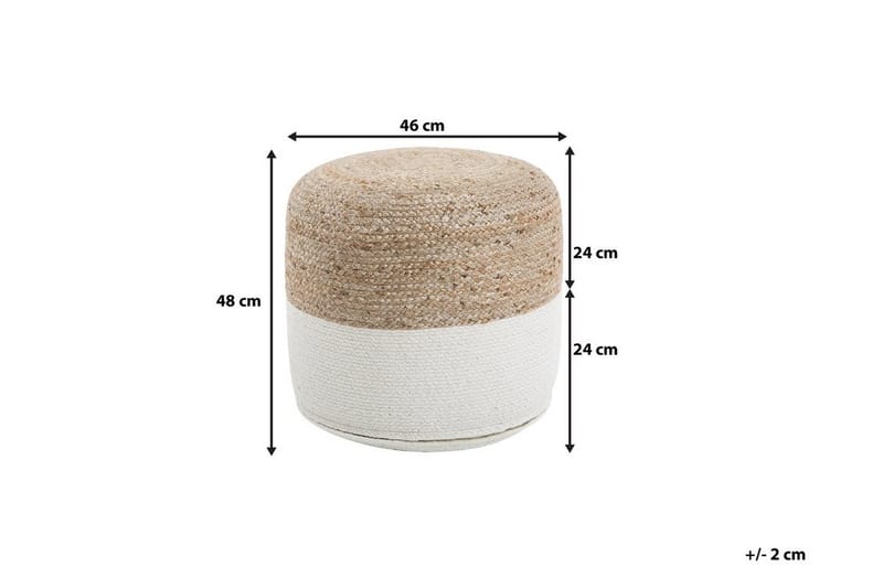 Istuinrahi Dalama 46 cm - Beige - Huonekalut - Tuoli & nojatuoli - Jakkara & jalkarahi - Säkkirahi