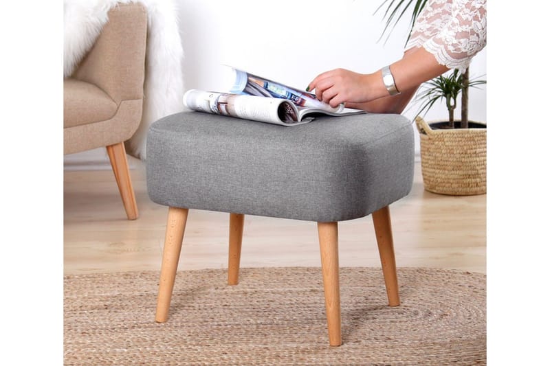 Istuinrahi Eastchester 50 cm - Harmaa - Huonekalut - Tuoli & nojatuoli - Jakkara & jalkarahi - Säkkirahi