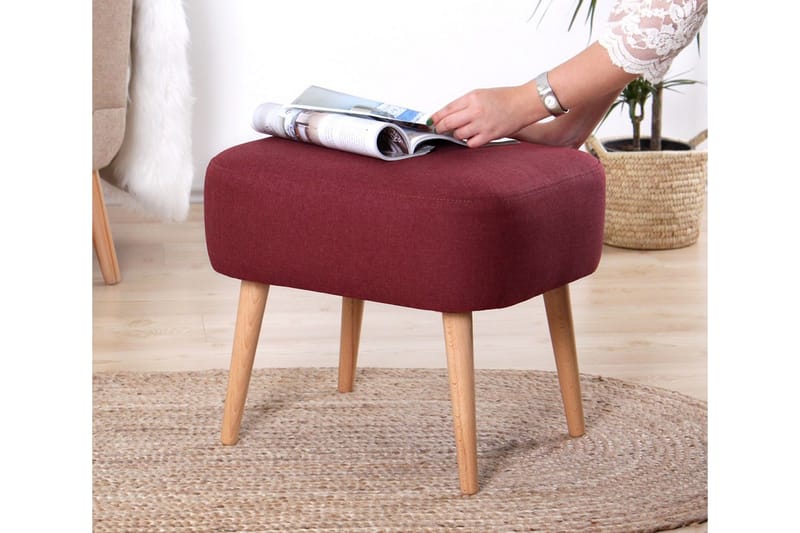 Istuinrahi Eastchester 50 cm - Punainen - Huonekalut - Tuoli & nojatuoli - Jakkara & jalkarahi - Säkkirahi
