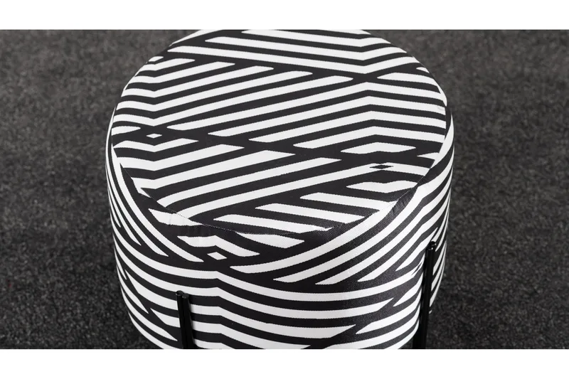 Istuinrahi Gembira - Musta/Valkoinen - Huonekalut - Tuoli & nojatuoli - Jakkara & jalkarahi - Säkkirahi