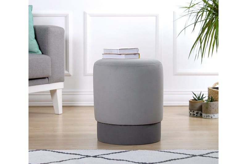 Istuinrahi Gettysburg 38 cm - Harmaa - Huonekalut - Tuoli & nojatuoli - Jakkara & jalkarahi - Säkkirahi