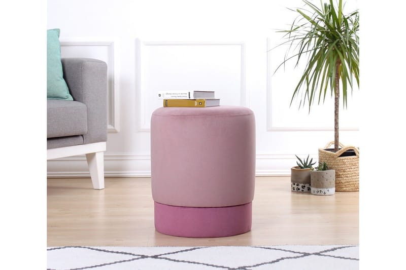 Istuinrahi Gettysburg 38 cm - Vaaleanpunainen - Huonekalut - Tuoli & nojatuoli - Jakkara & jalkarahi - Säkkirahi