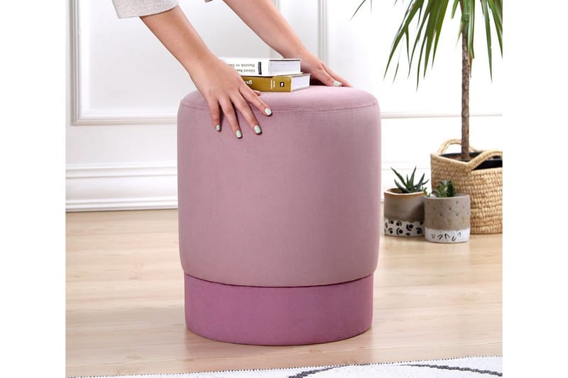 Istuinrahi Gettysburg 38 cm - Vaaleanpunainen - Huonekalut - Tuoli & nojatuoli - Jakkara & jalkarahi - Säkkirahi