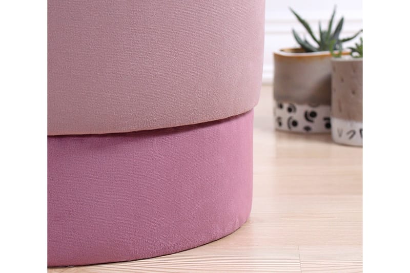 Istuinrahi Gettysburg 38 cm - Vaaleanpunainen - Huonekalut - Tuoli & nojatuoli - Jakkara & jalkarahi - Säkkirahi