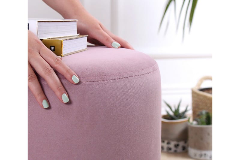 Istuinrahi Gettysburg 38 cm - Vaaleanpunainen - Huonekalut - Tuoli & nojatuoli - Jakkara & jalkarahi - Säkkirahi