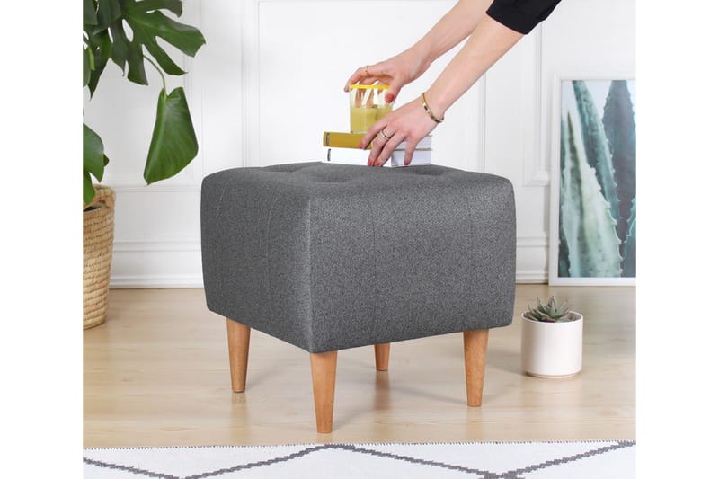 Istuinrahi Hancock 43 cm - Harmaa - Huonekalut - Tuoli & nojatuoli - Jakkara & jalkarahi - Säkkirahi