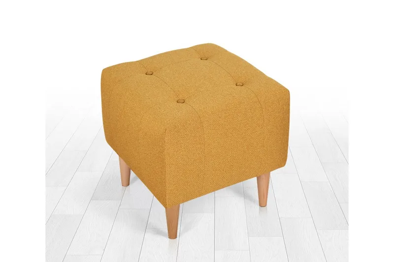 Istuinrahi Hancock 43 cm - Keltainen - Huonekalut - Tuoli & nojatuoli - Jakkara & jalkarahi - Säkkirahi