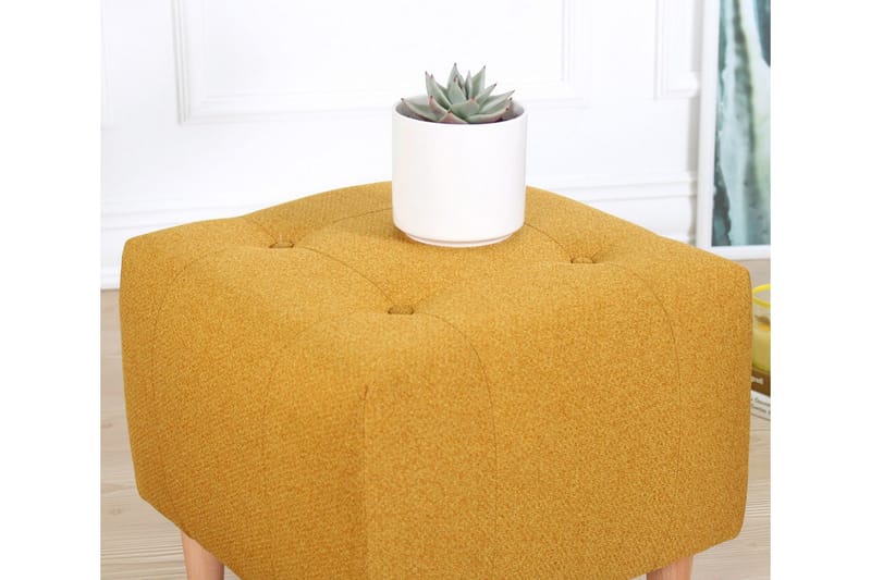 Istuinrahi Hancock 43 cm - Keltainen - Huonekalut - Tuoli & nojatuoli - Jakkara & jalkarahi - Säkkirahi