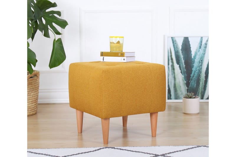 Istuinrahi Hancock 43 cm - Keltainen - Huonekalut - Tuoli & nojatuoli - Jakkara & jalkarahi - Säkkirahi