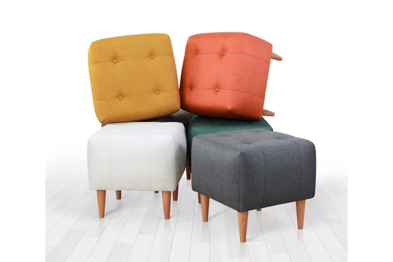 Istuinrahi Hancock 43 cm - Kulta - Huonekalut - Tuoli & nojatuoli - Jakkara & jalkarahi - Säkkirahi