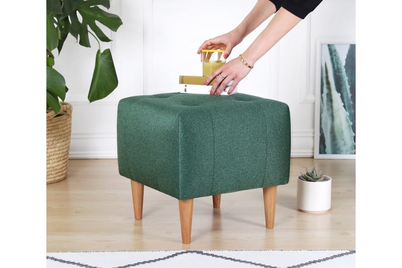 Istuinrahi Hancock 43 cm - Vihreä - Huonekalut - Tuoli & nojatuoli - Jakkara & jalkarahi - Säkkirahi