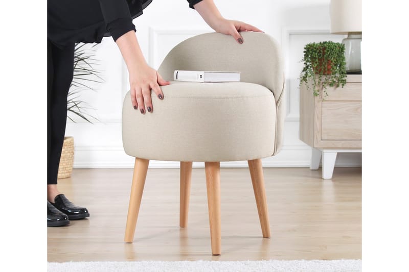 Istuinrahi Hibbing 42 cm - Beige - Huonekalut - Tuoli & nojatuoli - Jakkara & jalkarahi - Säkkirahi