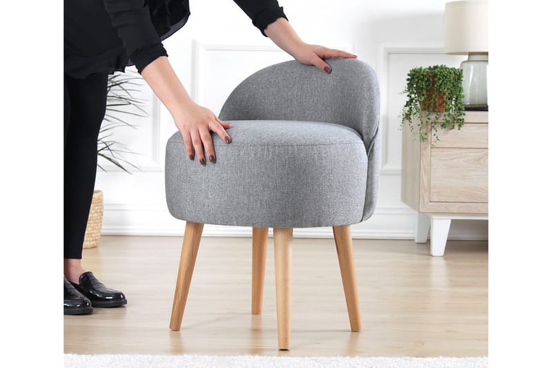 Istuinrahi Hibbing 42 cm - Harmaa - Huonekalut - Tuoli & nojatuoli - Jakkara & jalkarahi - Säkkirahi