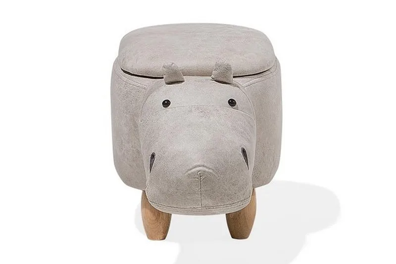 Istuinrahi Hippo 32 cm - Harmaa - Huonekalut - Tuoli & nojatuoli - Jakkara & jalkarahi - S äkkirahi