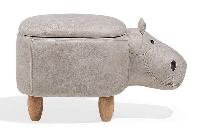 Istuinrahi Hippo 32 cm - Harmaa - Huonekalut - Tuoli & nojatuoli - Jakkara & jalkarahi - Säkkirahi
