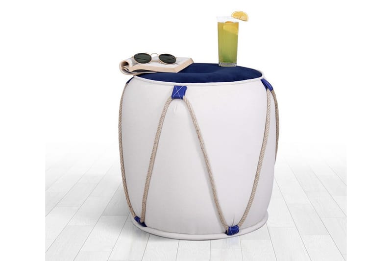 Istuinrahi Johnstown 42 cm, Valkoinen/Sininen