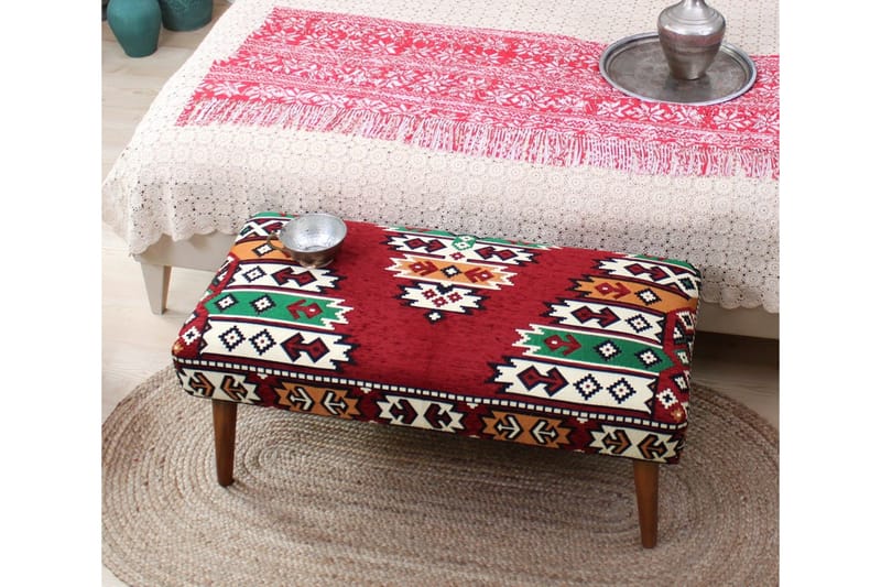 Istuinrahi McMinnville 91 cm - Punainen/Vihreä - Huonekalut - Tuoli & nojatuoli - Jakkara & jalkarahi - Säkkirahi