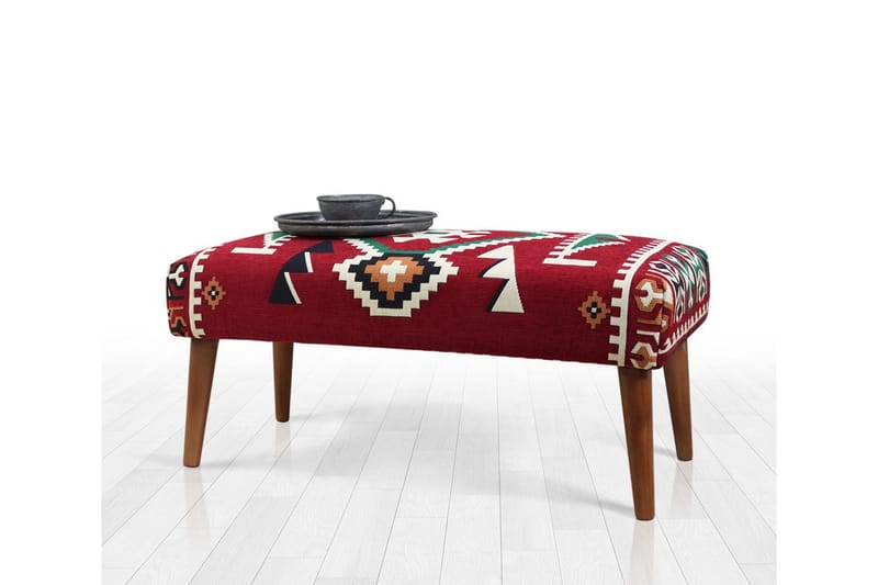 Istuinrahi McMinnville 91 cm - Punainen/Valkoinen - Huonekalut - Tuoli & nojatuoli - Jakkara & jalkarahi - Säkkirahi