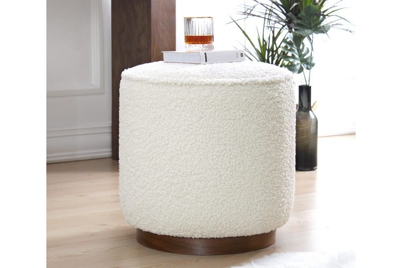 Istuinrahi Monterey 42 cm - Valkoinen - Huonekalut - Tuoli & nojatuoli - Jakkara & jalkarahi - Säkkirahi