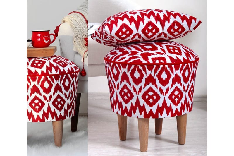 Istuinrahi Narrabri 42 cm - Punainen - Huonekalut - Tuoli & nojatuoli - Jakkara & jalkarahi - Säkkirahi