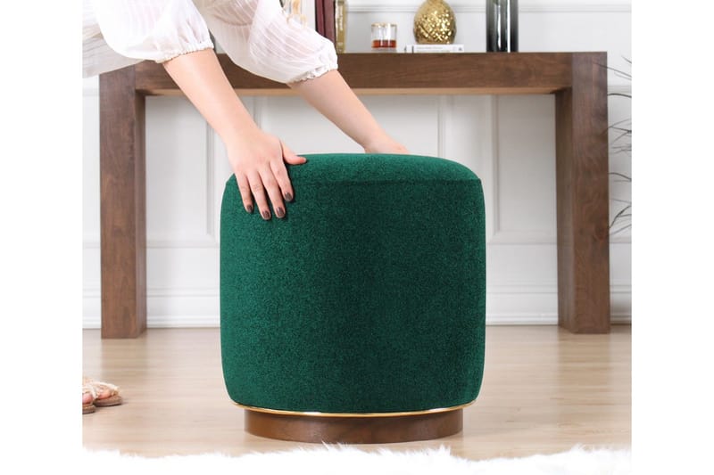 Istuinrahi New Britain 42 cm - Tummanvihreä - Huonekalut - Tuoli & nojatuoli - Jakkara & jalkarahi - Säkkirahi